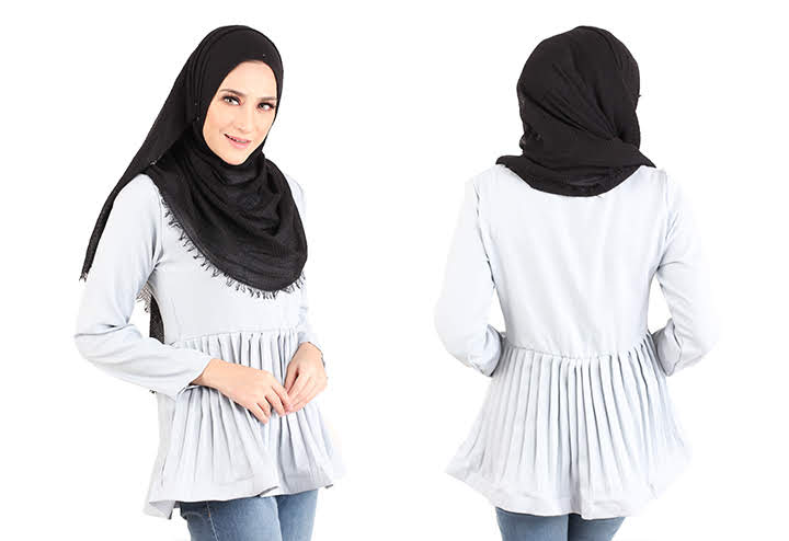 QA-444 Women Blouse Collection Grey