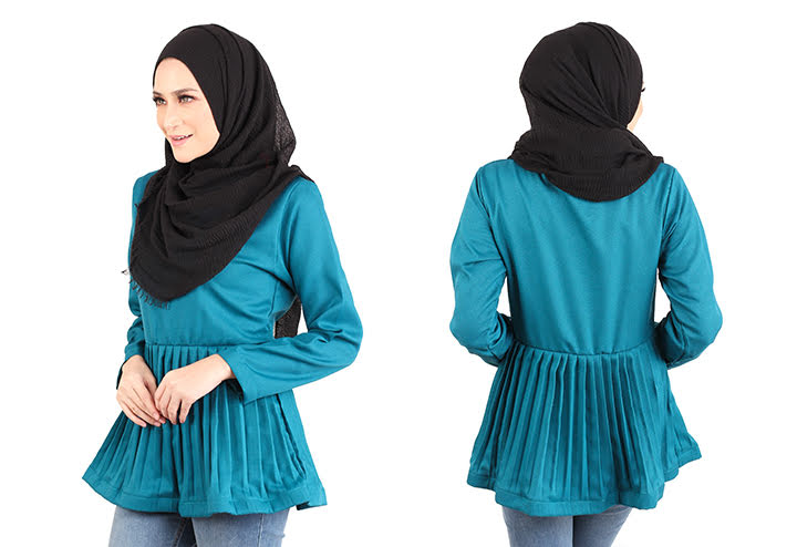 QA-444 Women Blouse Collection Turquoise