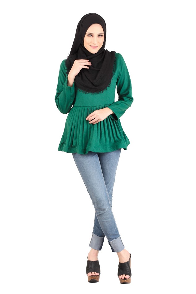 QA-444 Women Blouse Collection Green