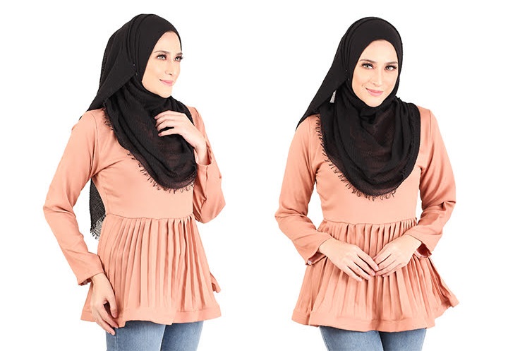 QA-444 Women Blouse Collection Beige