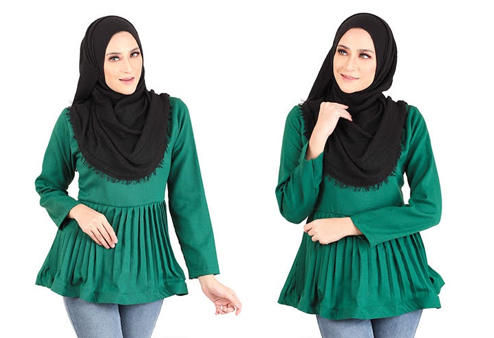 QA-444 Women Blouse Collection Green