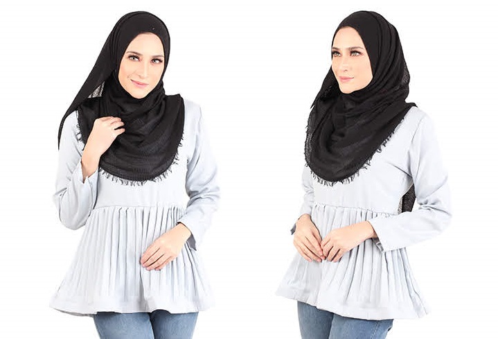 QA-444 Women Blouse Collection Grey