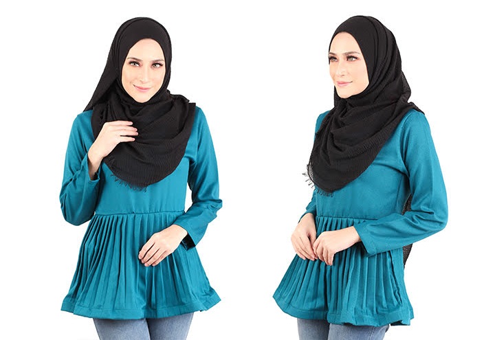 QA-444 Women Blouse Collection Turquoise