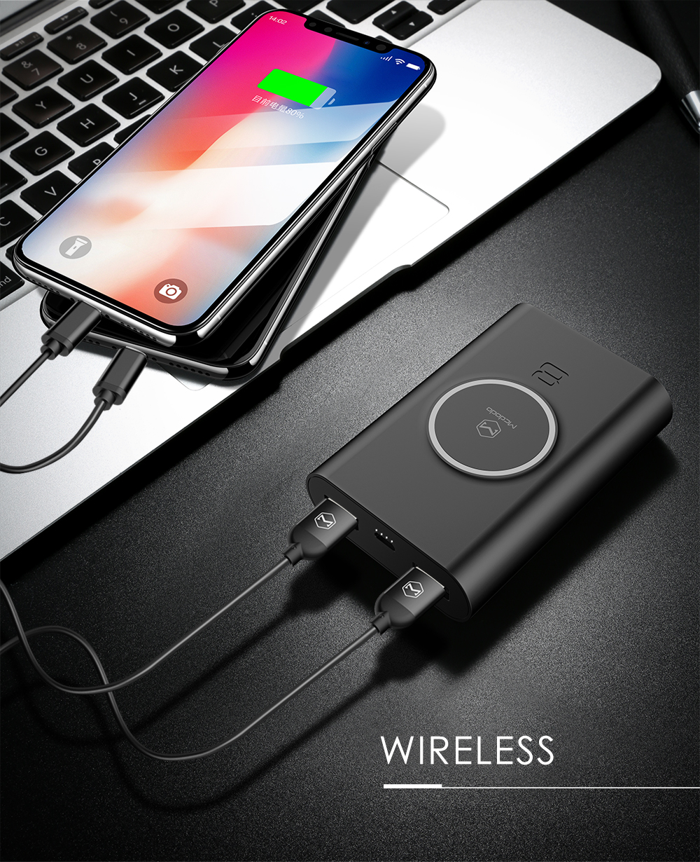 Wireless Smart Power Bank (Black)