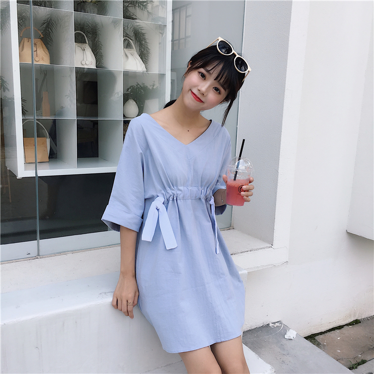 VW12331 Charming Dress Blue