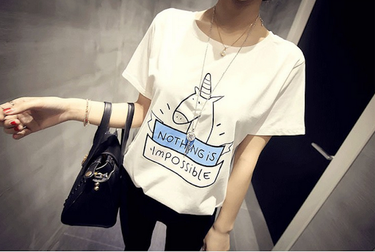 WT21054 Cute Fashion Top White