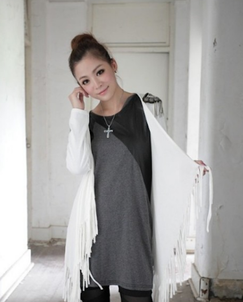 WJ21634 Tassel Cardigan White