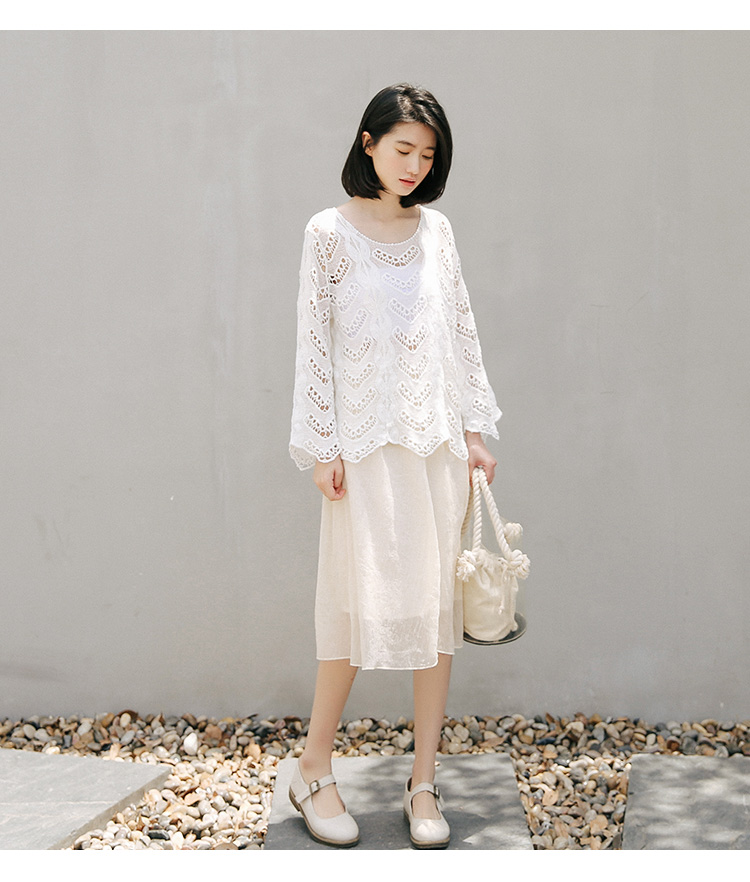 GW2244 Lovely Lace Top White