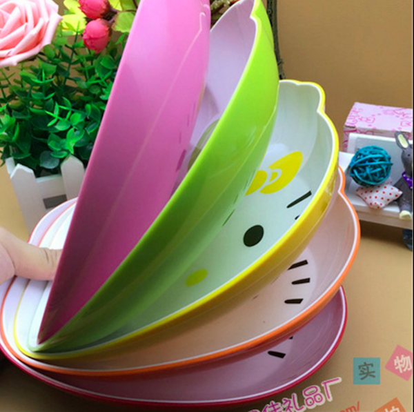 TC4001 Hello Kitty Melamine Plate Pink