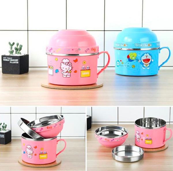 TC4003 Cartoon Food Container Pink