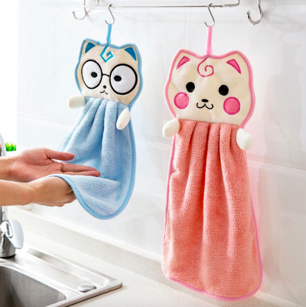 TC4018 Cute Absorbent Hand Towel Blue