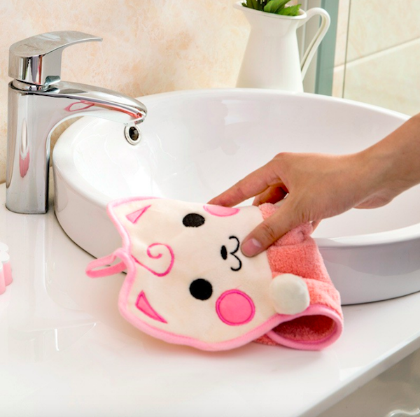 TC4018 Cute Absorbent Hand Towel Pink