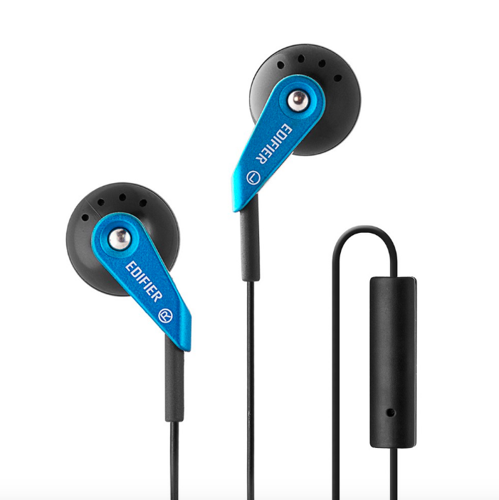 HP4108 Mobile Phone Earphone Edifier P185 Blue