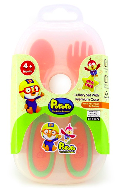 BP-410 PORORO CUTLERY SET ORANGE