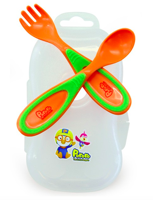 BP-410 PORORO CUTLERY SET ORANGE