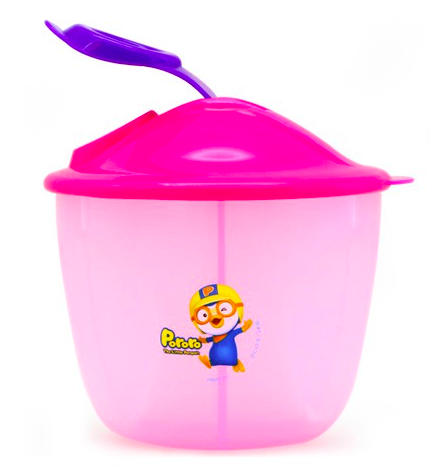 BP-411 OFF PORORO MILK POWDER CONTAINER PINK