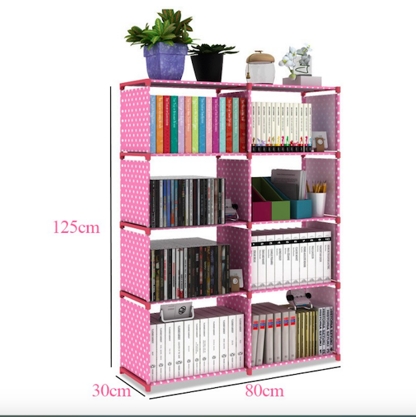 BL5021 Stylish DIY Book Shelf Pink