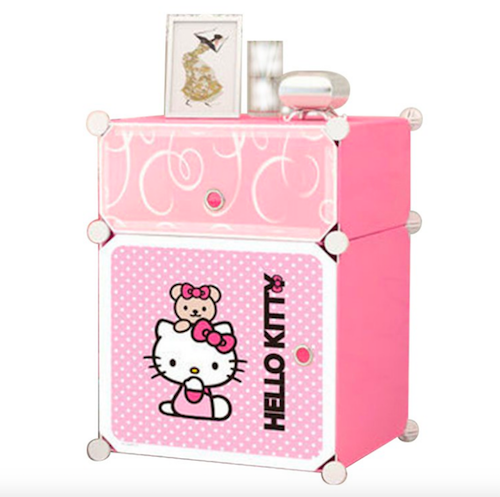 BL5024 Hello Kitty 2 Cube Cabinet Pink