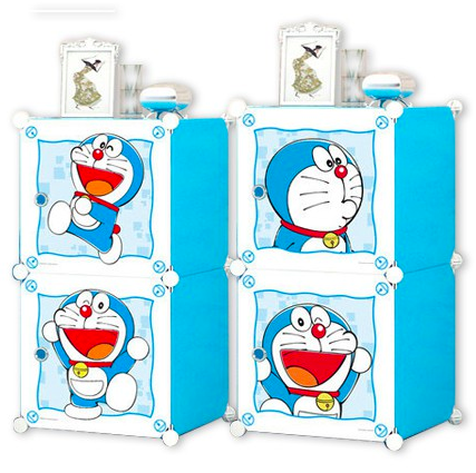 BL5025 Adorable Cartoon Cabinet Blue