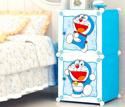 BL5025 Adorable Cartoon Cabinet Blue