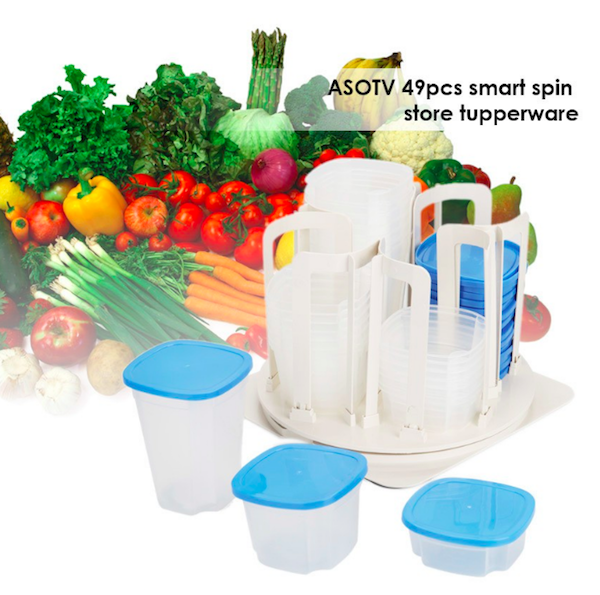 KS6100 Spin Food Kitchen Storage Blue