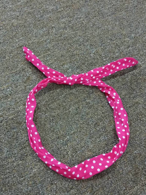 WB7656 Lovely Wire Headband Dark Pink