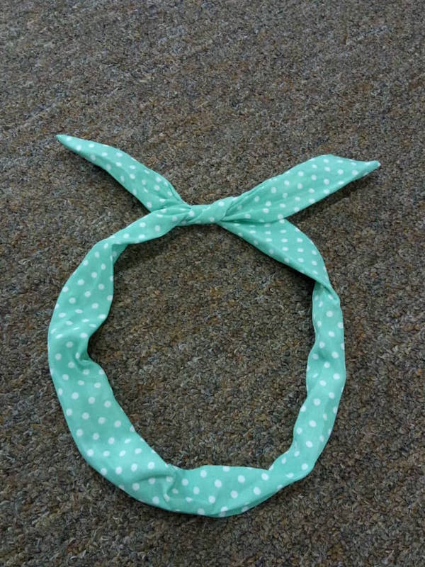 WB7656 Lovely Wire Headband Green