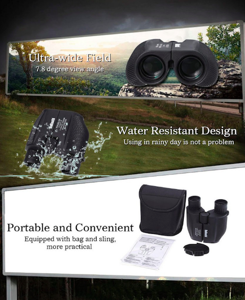 OD788 Waterproof Binocular Black