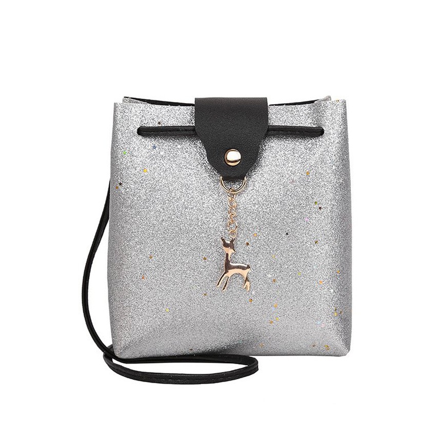 KW80366 Casual Women Sling Bag Silver