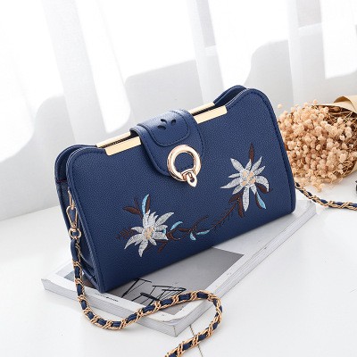 KW80367 Casual Floral Sling Bag Blue