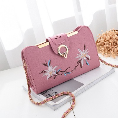 KW80367 Casual Floral Sling Bag Light Pink