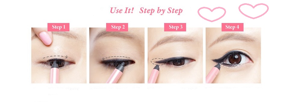 HB 506 Miss Hana Waterproof Eyeliner 4 in 1 Kit