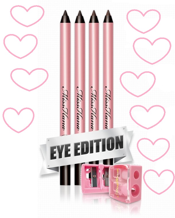 HB 506 Miss Hana Waterproof Eyeliner 4 in 1 Kit