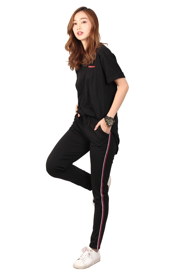 QA-449 Women Sport Pants Pink