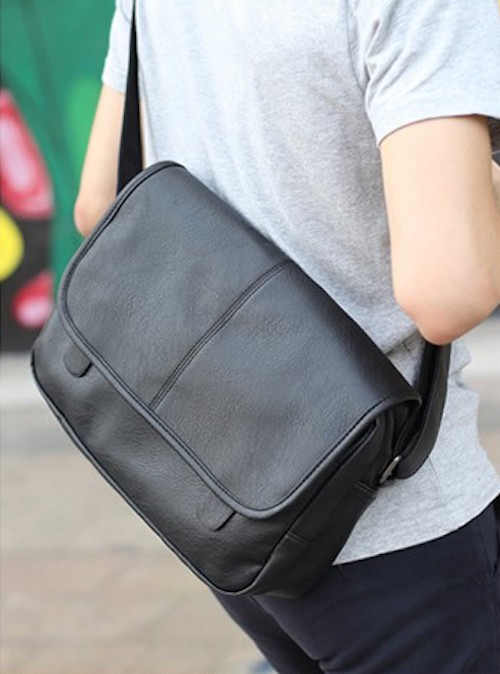 BC-008 Trendy Messenger Bag Black