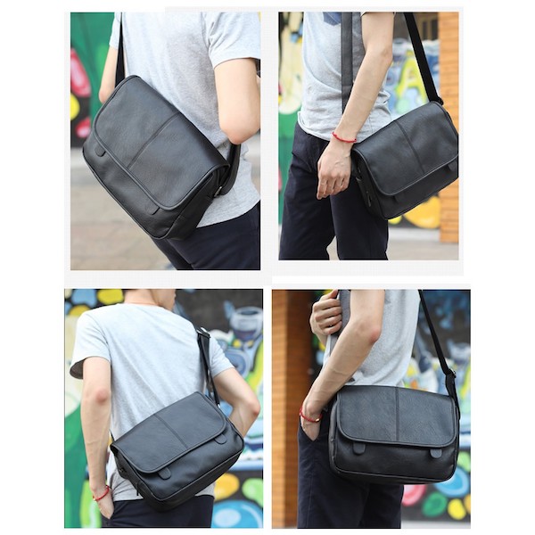 BC-008 Trendy Messenger Bag Black