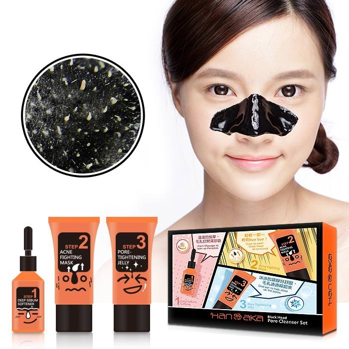 HB 503 HANAKA Black Head Pore Cleanser Set