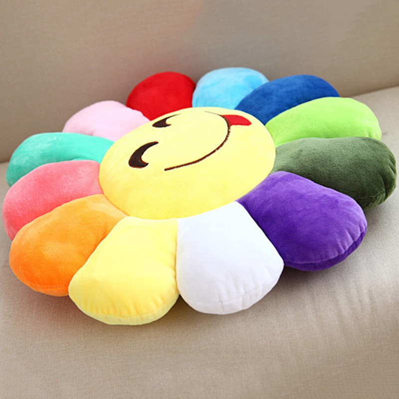 HM 836 Sunflowers Emoji Cushion Pillow