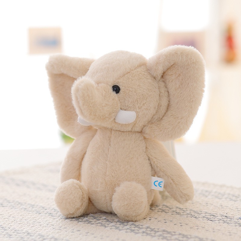 HM 846 Cute Elephant Teddy Bear Light Brown