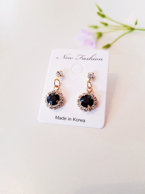 KR-022 Classic Earring Black