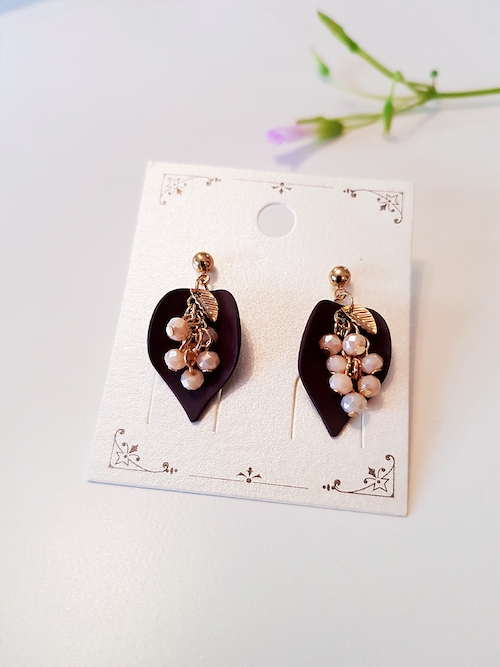 KR-024 Fashion Earring Black