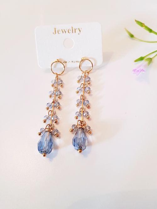 KR-028 Pretty Earring Blue