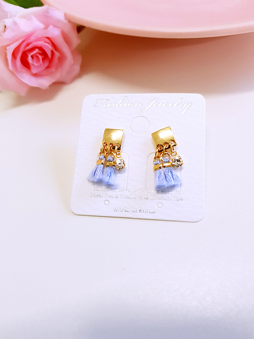 KR-049 Charming Earring Blue