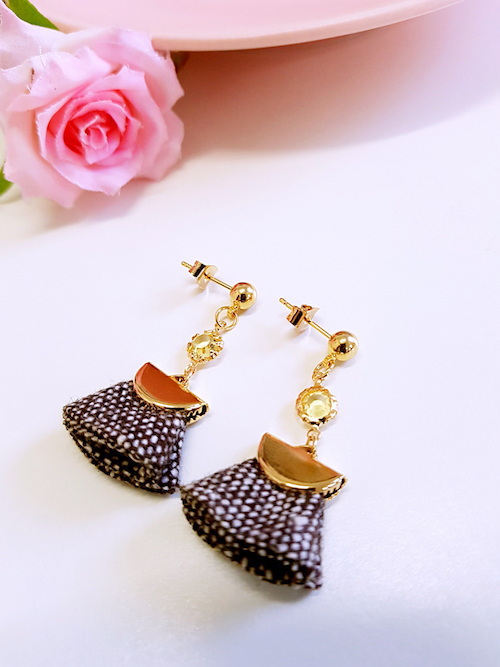 KR-051 Trendy Earring Brown