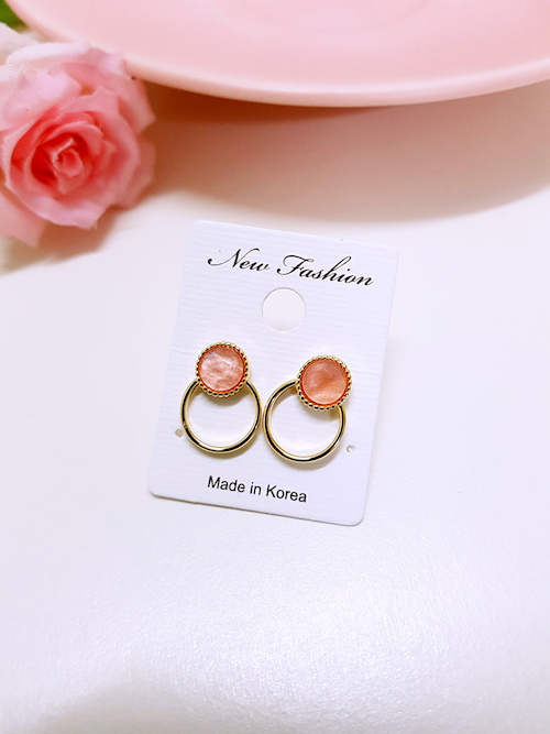 KR-057 Fashion Earring Pink