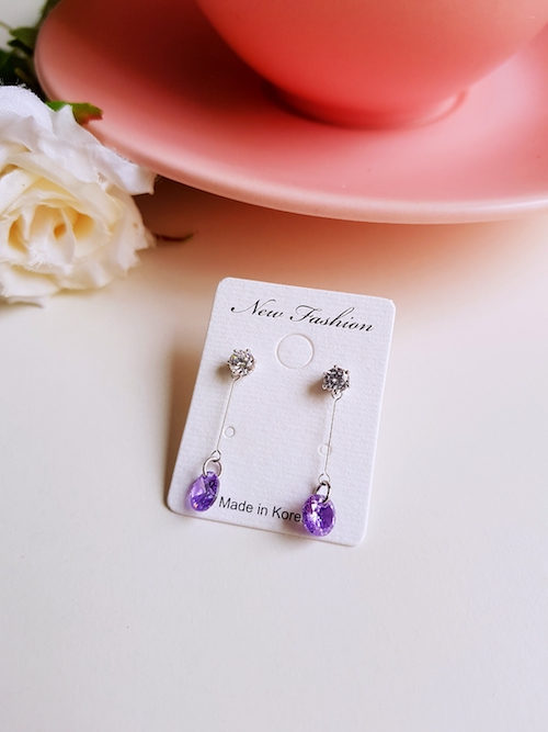 KR-060 Pretty Earring Purple