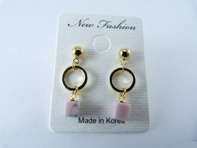 KR-105 Fashion Earring Pink