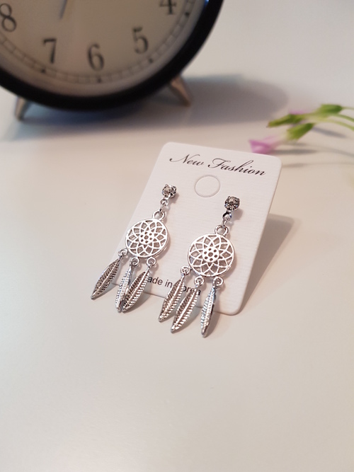 KR-064 Elegant Earring Silver