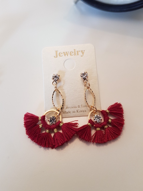 KR-070 Charming Earring Red