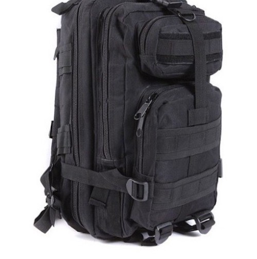 MK001 Trendy Hiking Backpack Black